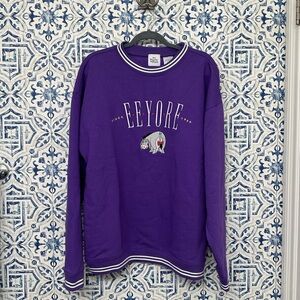 New Disney Eeyore Crew Sweatshirt Unisex